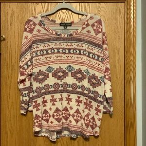 Almost famous brand 3/4 sleeve sweater 3x